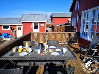12.07.2022 - Frühstück auf der Terrasse, bevor es ans "Eingemachte" geht | |© 2022 Rutentreter.de